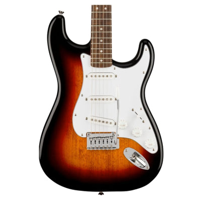 Fender Squier Affinity Series Stratocaster Electric Guitar – 3-Color Sunburst with Laurel Fingerboard product image