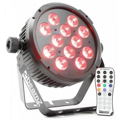Beamz BT310 LED FLAT PAR IP20 12x 6W RGBA - Beamz - VisionSounds South Africa