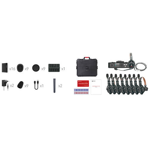 Hollyland Solidcom C1 Pro-Hub8S ENC 9-Person Full-Duplex Wireless Intercom System with Hub (1.9 GHz) detail image 12