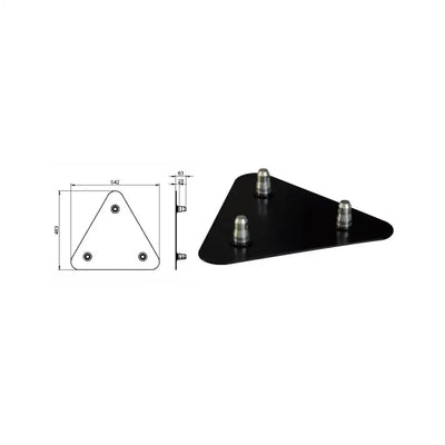 ALUSTAGE W.AL33BASE TRIO 290 BASE PLATE - ALUSTAGE - VisionSounds South Africa