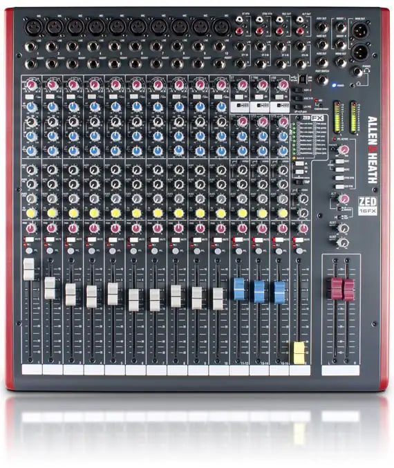 Allen & Heath ZED-16FX 16-Channel Mixer - Allen & Heath - VisionSounds South Africa