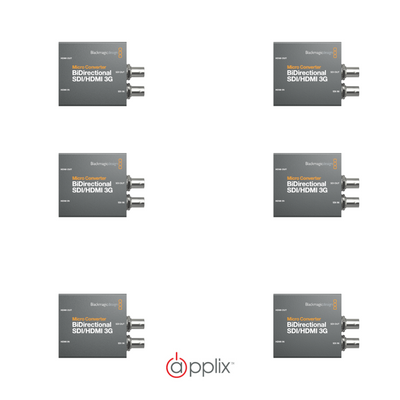 Blackmagic Design Micro Converter Bi-Directional 3G x 6 Bundle product image