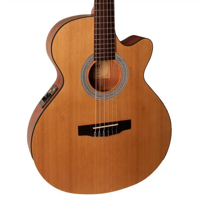 Cort CEC1 OP Electric-Classical Guitar – Open Pore Natural product image
