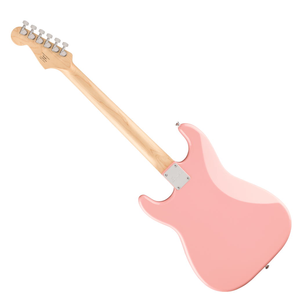 Fender Squier FSR Sonic Stratocaster HT – Maple Fingerboard – Shell Pink detail image 3