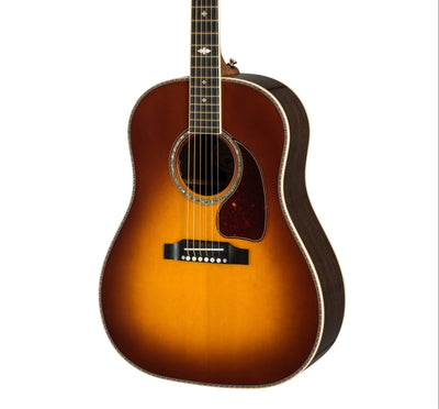 Gibson Acoustic Custom Shop J-45 Deluxe 6-string Acoustic-electric Guitar - Rosewood Burst product image