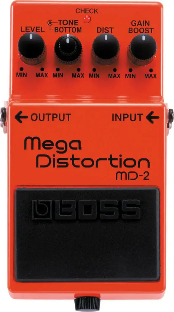 BOSS MD2 Mega Distortion Guitar Effects Pedal - Boss - VisionSounds South Africa
