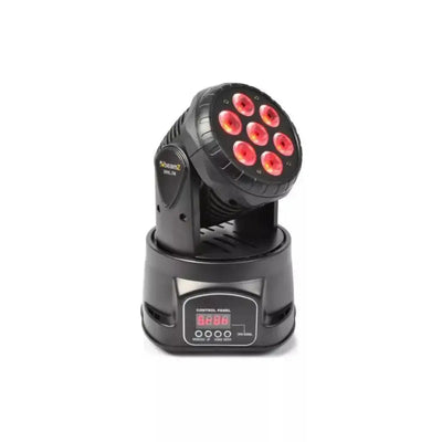 BeamZ MHL74 Mini Moving Head Wash 7X 10W DMX 12-Channel Quad LED - BeamZ - VisionSounds South Africa