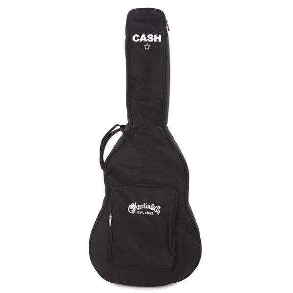 Martin DX Johnny Cash Acoustic Guitar - Jet Black detail image 5