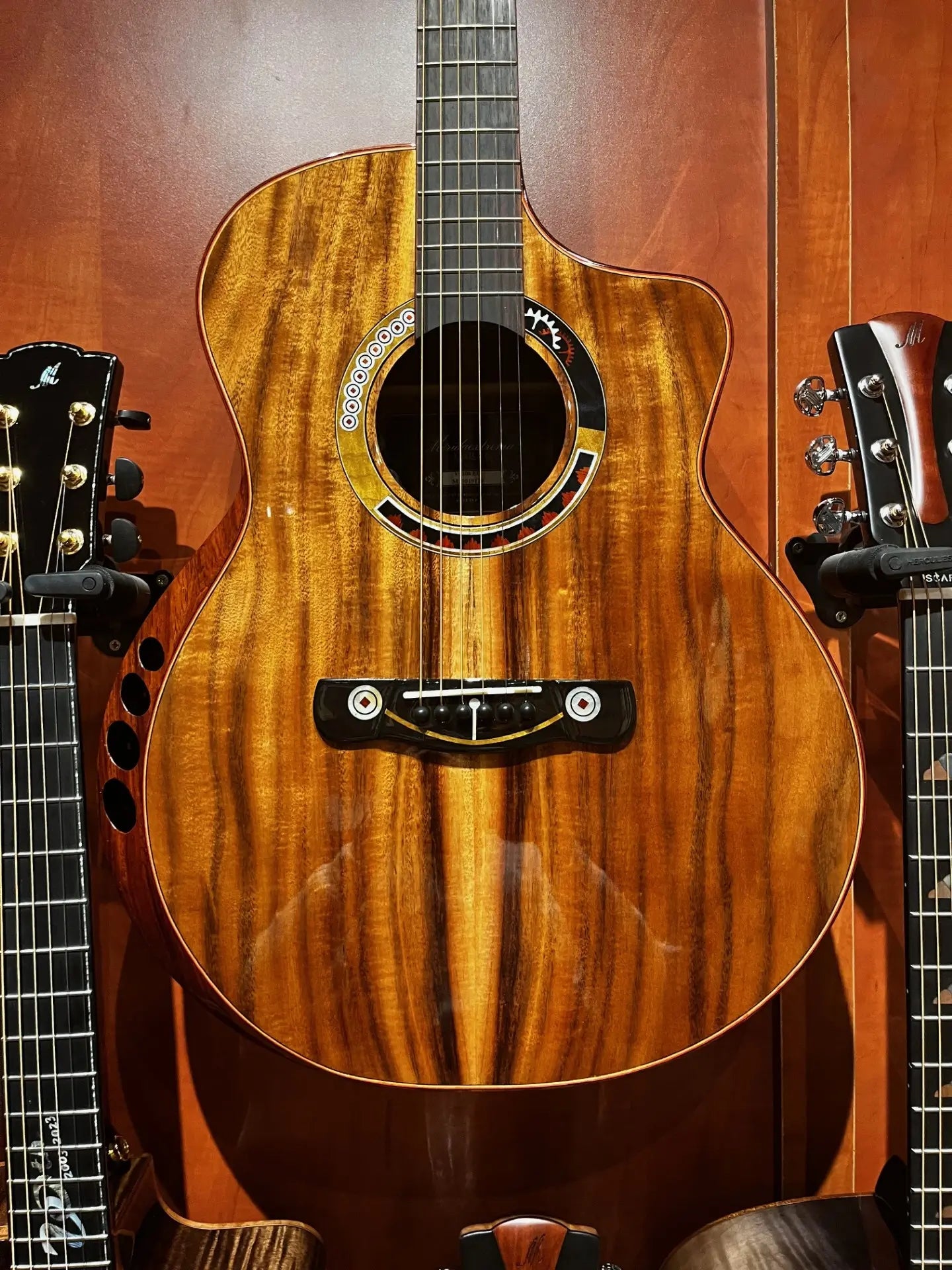 Merida Venus Solid Koa Acoustic Electric Guitar product image