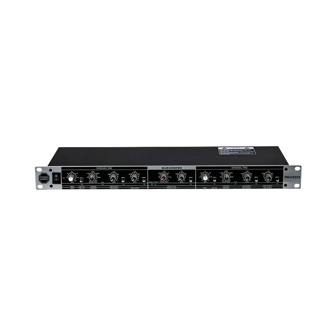 PowerWorks PW-CX223 2-Way Active Crossover - PowerWorks - VisionSounds South Africa