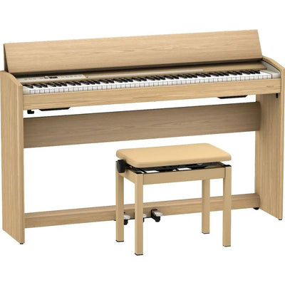 Roland F701 Digital Home Piano – Light Oak - Roland - VisionSounds South Africa