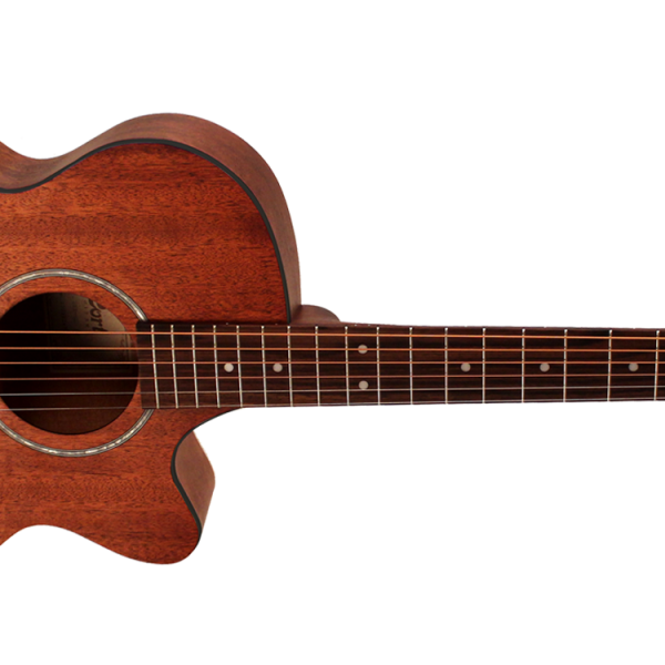 Cort SFX-MEM Acoustic-Electric Guitar – Natural Mahogany detail image 6