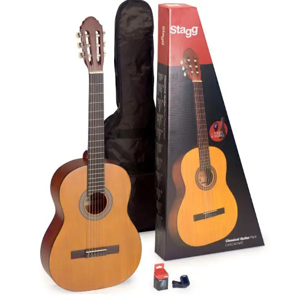 Stagg C430 3/4 Classical Guitar Pack - Natural detail image 2