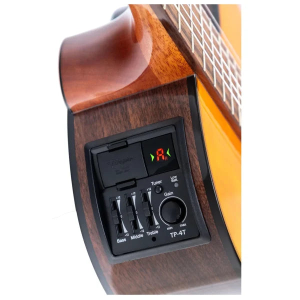 Takamine GC1CE Nylon String Acoustic Guitar - Natural detail image 10