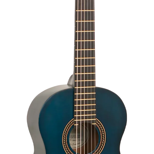 Valencia 1/2 Classical Guitar - Transparent Blue detail image 4