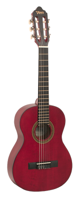 Valencia 1/2 Classical Guitar - Transparent Red product image