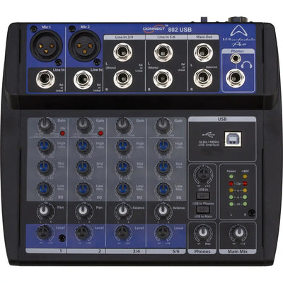 Wharfedale CONNECT 802USB Mixer - Wharfedale - VisionSounds South Africa