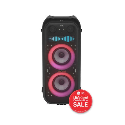 LG XBOOM 1000W Portable Party Speaker with Bluetooth – Pixel LED & Multi-Colour Ring Lighting - LG