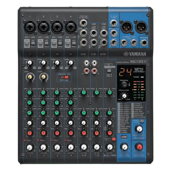 Yamaha MG10XU 10-channel PA Mixer - Yamaha - VisionSounds South Africa
