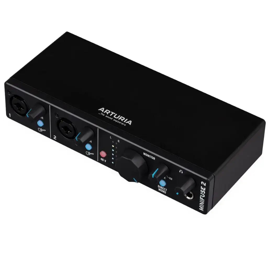Arturia MiniFuse 2 USB-C Audio Interface (Black) - Arturia - VisionSounds South Africa