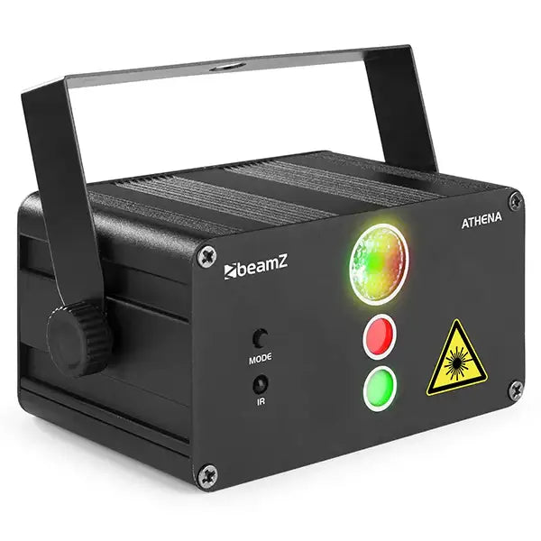 BEAMZ ATHENA LASER RG GOBO RGB LED BATTERY - BEAMZ - VisionSounds South Africa