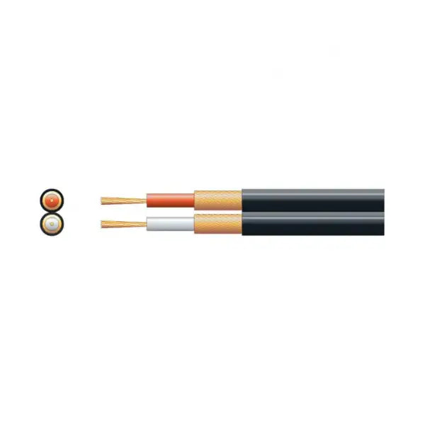Filo RX38 FIG 8 SCREEN CABLE 2CORE BLACK 100M - Filo - VisionSounds South Africa