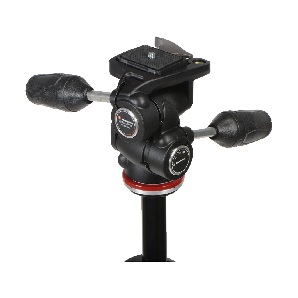 Manfrotto MK290DUA3-3W 3-Section Dual Aluminium Tripod with 3-Way Head