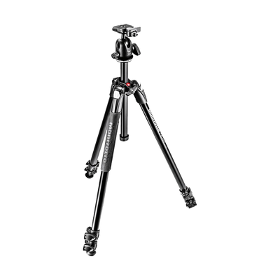 Manfrotto MK290XTA3-BH 290 Xtra Aluminium 3-Section Tripod with Ball Head