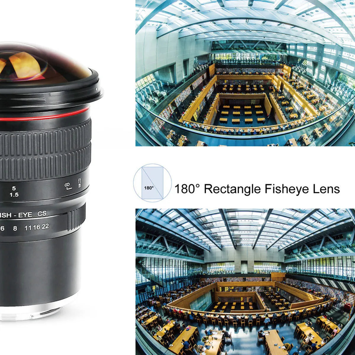 Meike 8mm f/3.5 Fisheye Lens for Canon EF, Black