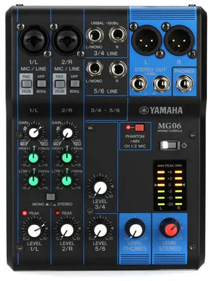 Yamaha MG06 Analog Mixer - Yamaha - VisionSounds South Africa