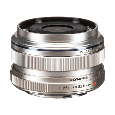 OM Systems Olympus M.Zuiko Digital 17mm f/1.8 Lens (Silver) (MFT) (Online Only. ETA 3-5 Days)