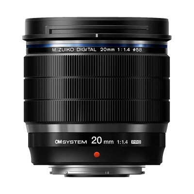 OM Systems OM SYSTEM M.Zuiko Digital ED 20mm f/1.4 PRO Lens