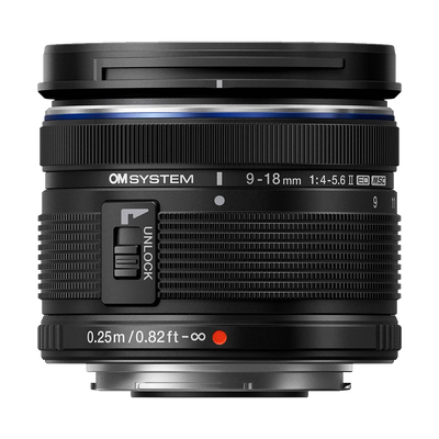 OM Systems OM SYSTEM M.Zuiko Digital ED 9-18mm f/4-5.6 II Lens (Micro Four Thirds)