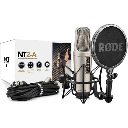 Rode NT2A Variable Pattern Studio Condenser Microphone - Rode - VisionSounds South Africa