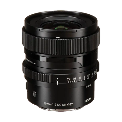 Sigma 20mm f/2 DG DN Contemporary Lens (Sony E)