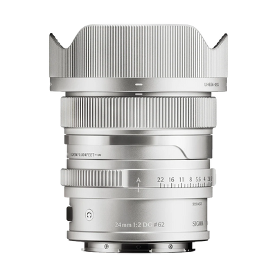 Sigma 24mm f/2 DG Contemporary Lens (L-Mount, Silver)