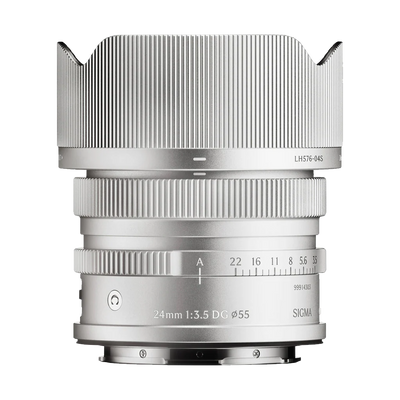 Sigma 24mm f/3.5 DG Contemporary Lens (L-Mount, Silver)