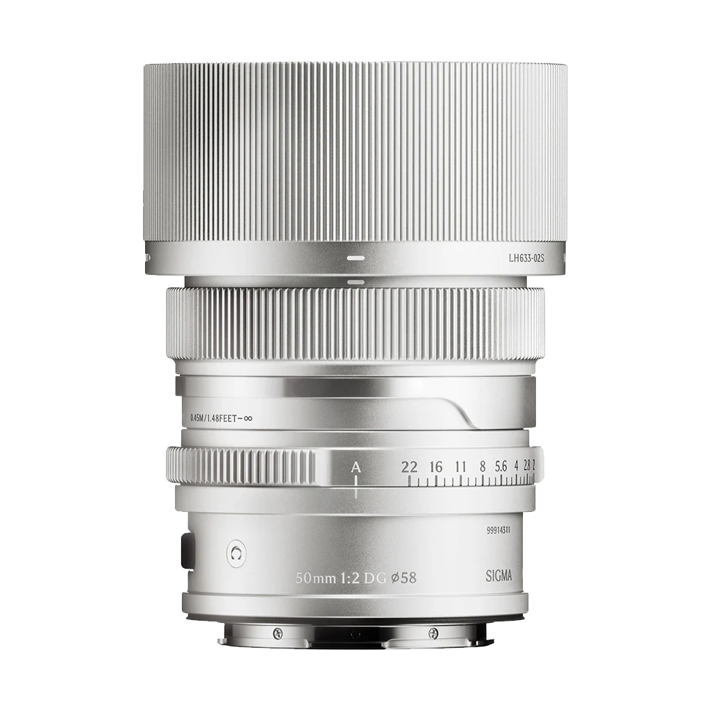 Sigma 50mm f/2 DG Contemporary Lens (L-Mount, Silver)