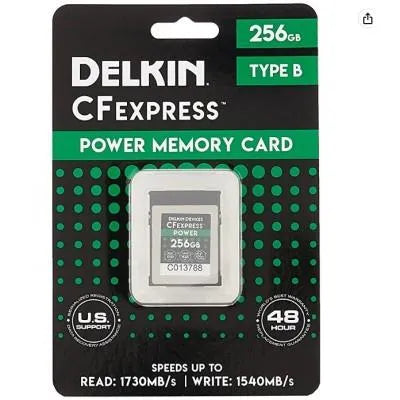 Delkin Devices 256GB POWER CFexpress Type B Memory Card - Delkin - VisionSounds South Africa