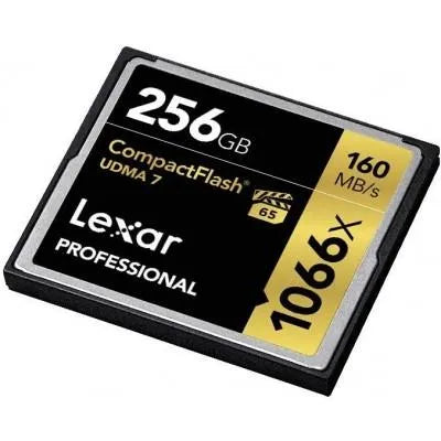 Lexar 256GB Professional 1066x 160MB/s CompactFlash Memory Card - Lexar - VisionSounds South Africa