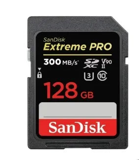 SanDisk 128GB Extreme PRO UHS-II SDXC Memory Card (300MB/S Read, 260MB/s Write) - SanDisk - VisionSounds South Africa
