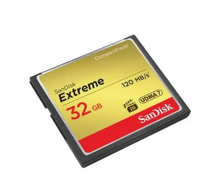 SanDisk 32GB Extreme CompactFlash Memory Card (120MB/s Read, 85MB/s Write) - SanDisk - VisionSounds South Africa
