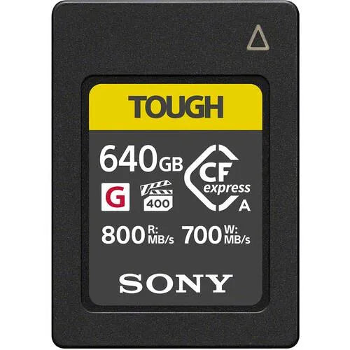 Sony 640GB CFexpress Type A Tough Memory Card (Read:800MB/s / Write:700MB/s) - Sony - VisionSounds South Africa