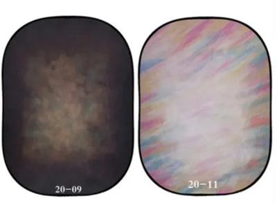 Double Sided Collapsible Backdrop (Various Colours - 105x200cm) V0911 - Double - VisionSounds South Africa