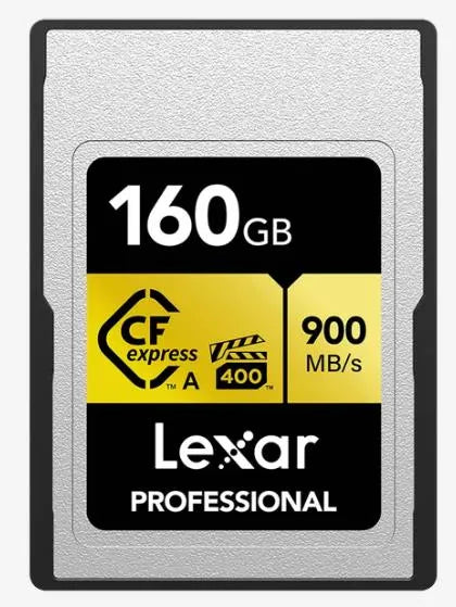 Lexar 160GB Professional CFexpress Type A Card GOLD Series - Lexar - VisionSounds South Africa
