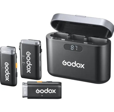 Godox WEC 2-Person Wireless Microphone System for Cameras and Mobile Devices (2.4 GHz) - Godox - VisionSounds South Africa