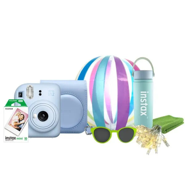 Fujifilm Instax Mini 12 Instant Film Camera (Pastel Blue Festive Kit) - Fujifilm - VisionSounds South Africa