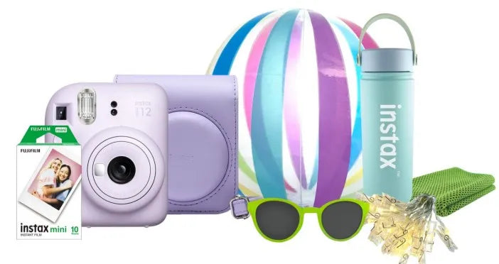 Fujifilm Instax Mini 12 Instant Film Camera (Lilac Purple Festive Kit) - Fujifilm - VisionSounds South Africa