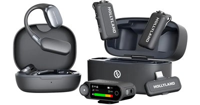 Hollyland LARK MAX 2 Ultimate Combo 2-Person Wireless Microphone System for Cameras and Mobile Devices (Space Gray, 2.4 GHz) - Hollyland - VisionSounds South Africa