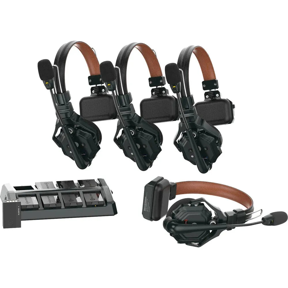 Hollyland Solidcom C1 Pro-4S Full-Duplex ENC Wireless Intercom System with 4 Headsets (1.9 GHz) - Hollyland - VisionSounds South Africa